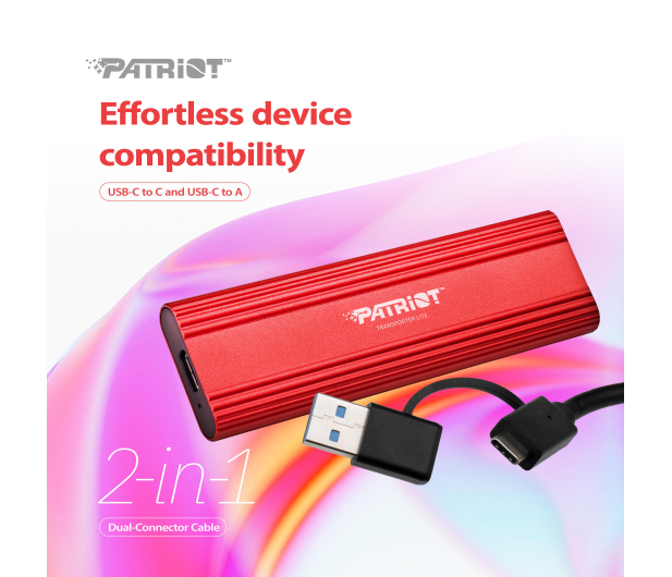Patriot Patriot Transporter Lite 512GB Czerwony - 1364291 - zdjęcie 6